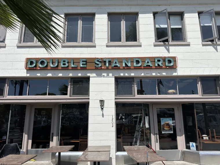 Double Standard dimensional storefront letters